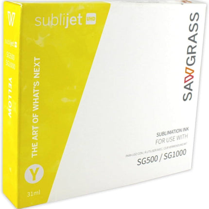Original Sawgrass SG500/SG100 Standard Yield Yellow Ink Cartridge, 609104