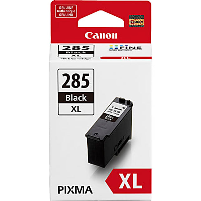 Original Canon PG-285XL High Yield Black Ink Cartridge, 6196C001