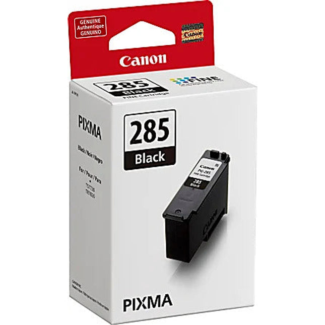 Original Canon PG-285 Standard Yield Black Ink Cartridge, 6197C001