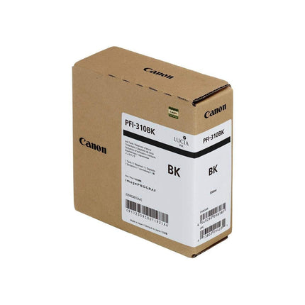 Genuine Canon PFI-310BK (330ml) Black Pigment Ink Tank, 2359C001AA