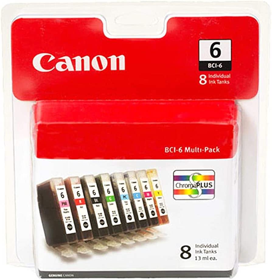 Canon BCI-6 Black and Color Ink Cartridge-8 Pack Canon BCI-6 Black and Color Ink Cartridge-8 Pack