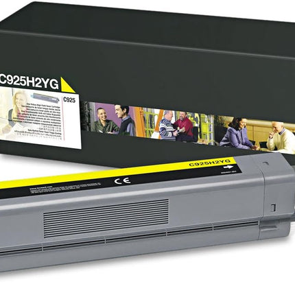 Original Lexmark C925 High Yield Yellow Toner Cartridge, C925H2YG