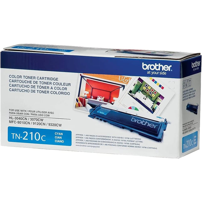 Brother TN210C High Yield Cyan Laser Toner Cartridge, TN210