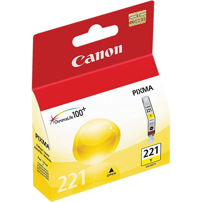 Original Canon CLI-221 Yellow Ink Cartridge
