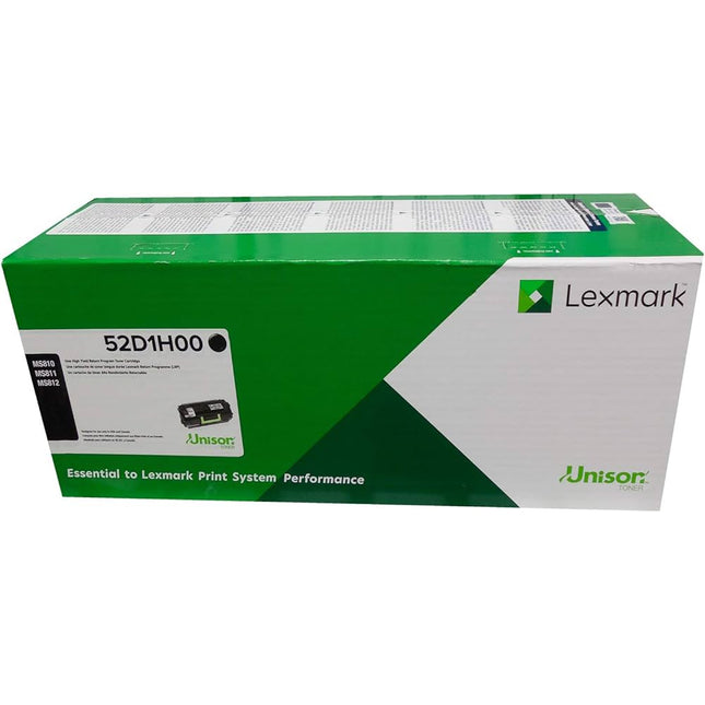 Original Lexmark (521H) High Yield Black Toner Cartridge, 52D1H00 