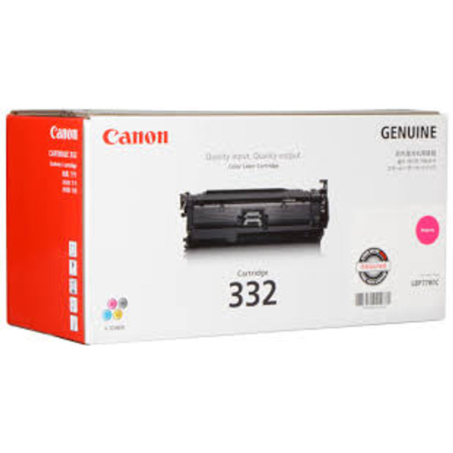 Original Canon 332 Standard Yield Magenta Toner Cartridge,6261B012
