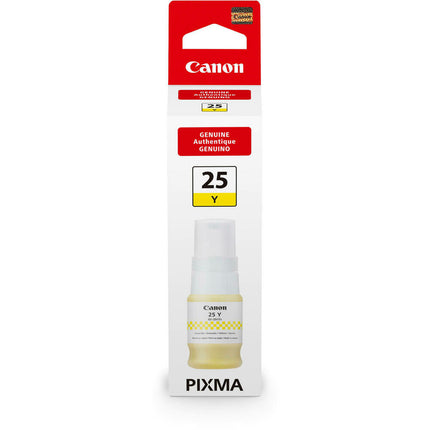 Original Canon GI-25 High Yield Yellow Ink Bottle, 6279C001AA
