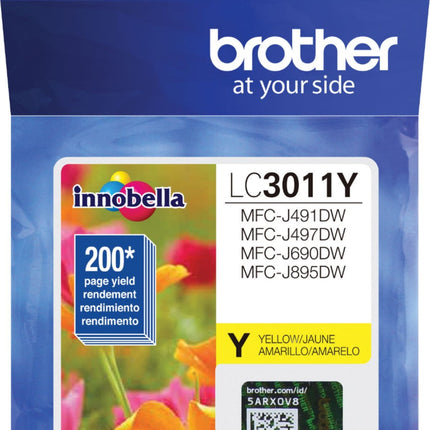 Original Brother LC3011 Yellow Ink Cartridge