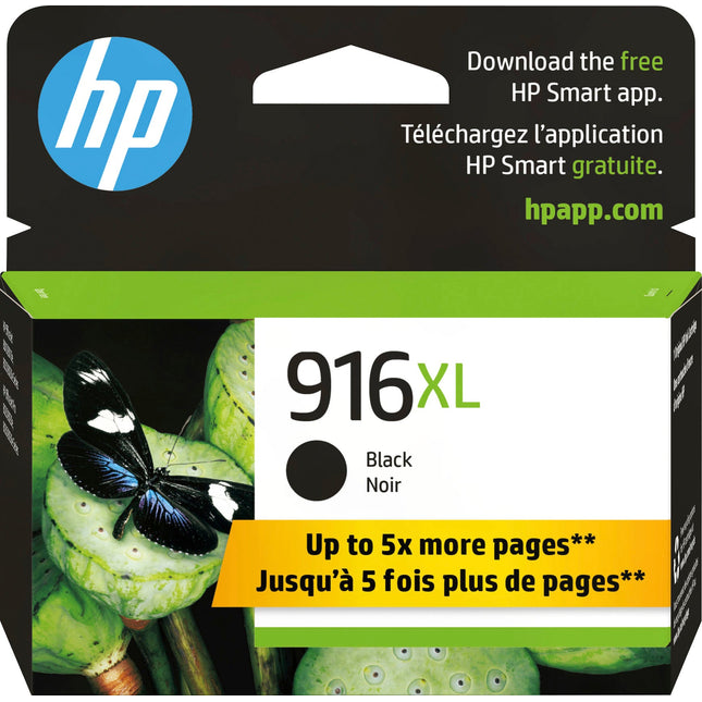 Original HP 916XL (3YL66AN) Black Ink Cartridges