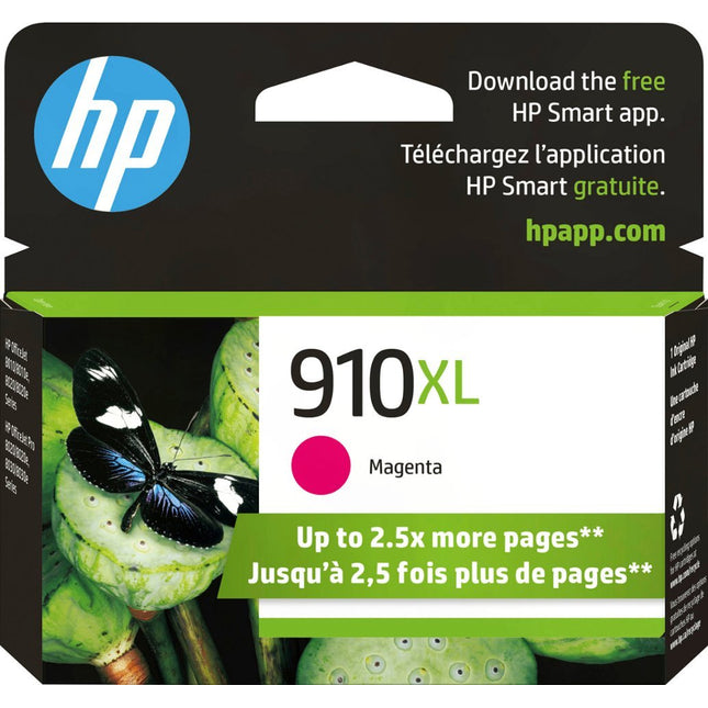 Original HP 910XL (3YL63AN) Magenta High Yield Ink Cartridge