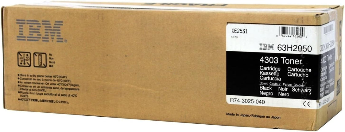 Genuine IBM 63H2050 Standard Yield Black Toner Cartridge