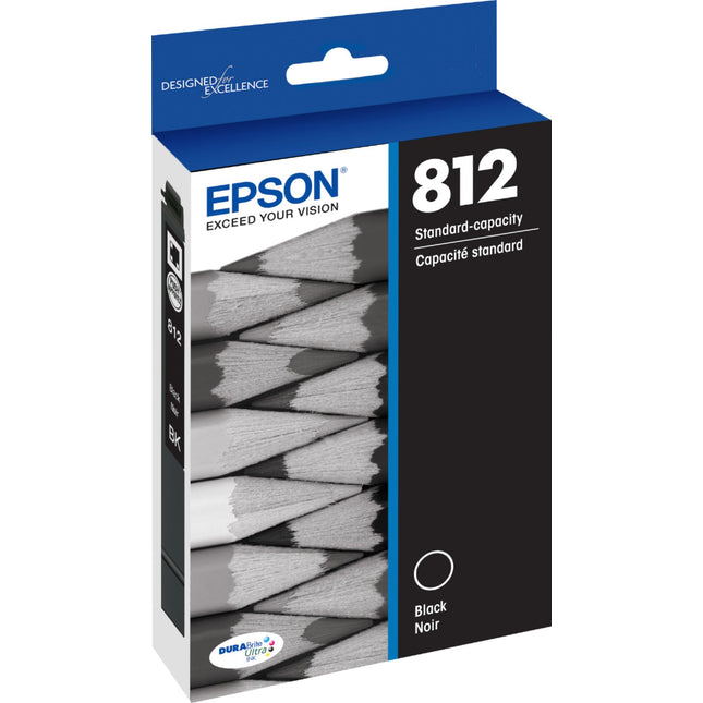 Epson 812 Black Standard Yield Ink Cartridge (T812120-S)