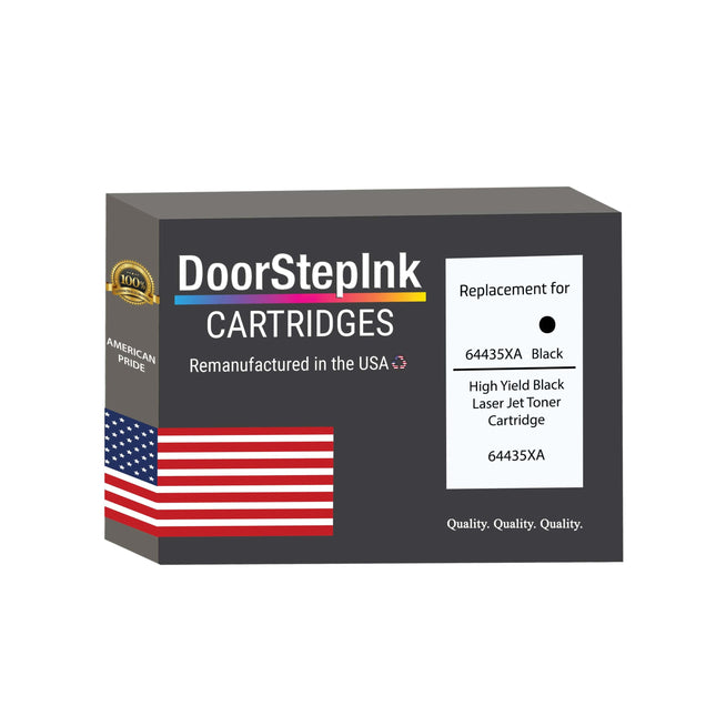 Remanufactured in the USA For Lexmark 64435XA High Yield Black Laser Toner Cartridge,  64435XA