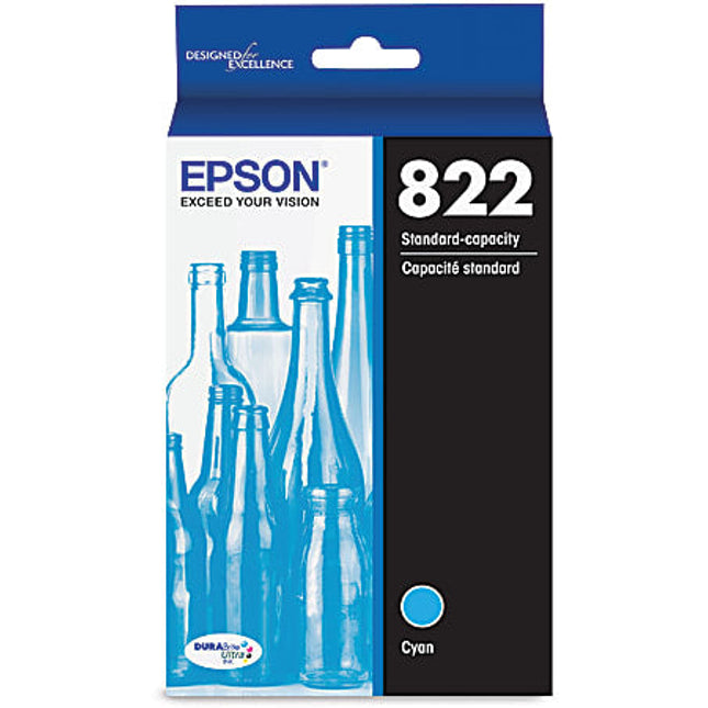 Epson 822 Standard Yield Cyan Single Ink Cartridge