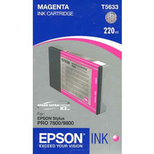 Original Epson T5633 Magenta High Capacity Ink Cartridge