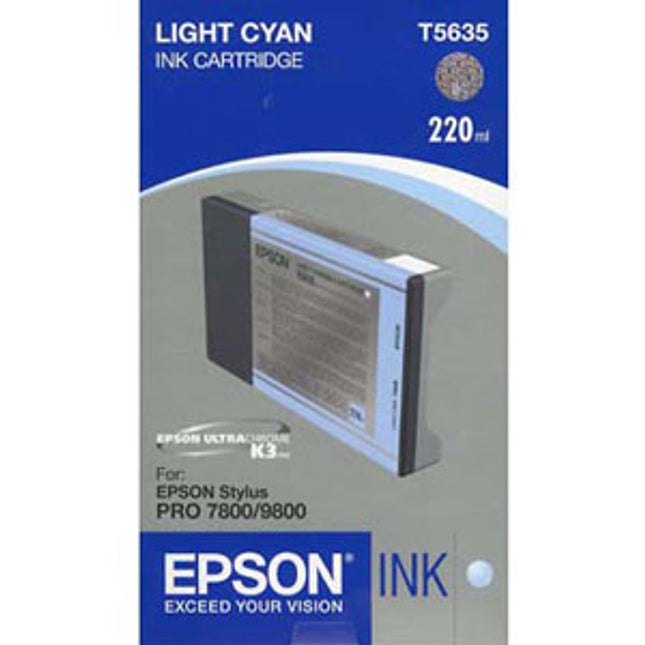 Original Epson T5635 Light Cyan Ink Cartridge