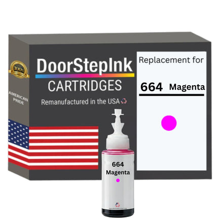 rand Replacement For Epson 664 (T664320-S) 70ml Magenta High Yield Ink Bottle Made in the USA, T664320-S
