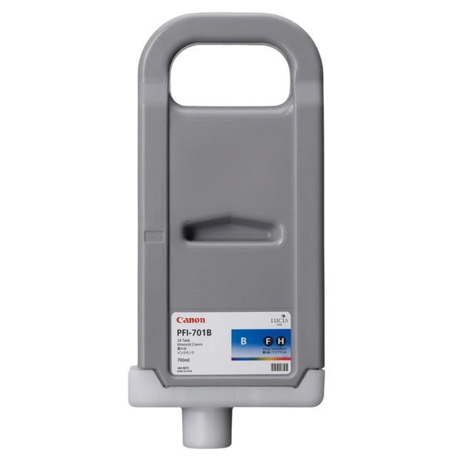 Genuine Canon 700ml PFI-701 Blue High-Yield Ink Cartridge, 0908B001AA