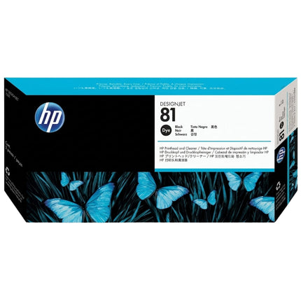 HP 81 (C4950A) Black Printhead and Printhead Cleaner