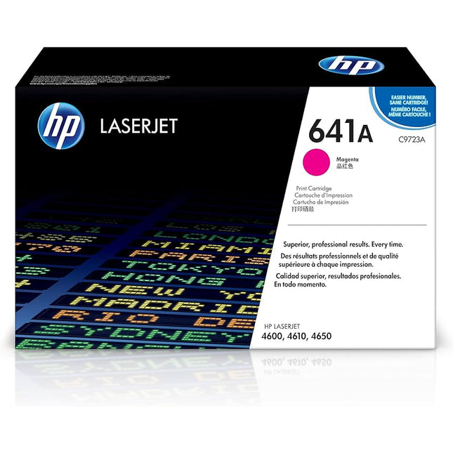 HP 641A High Yield Magenta LaserJet Toner Cartridge, C9723A