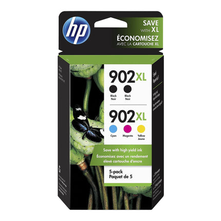 Original HP 902XL 2 Black and Color Ink Cartridge