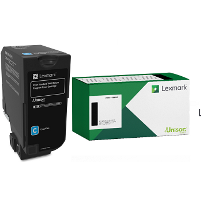 Genuine Lexmark 71C1HC0 High Yield Cyan Toner Cartridge