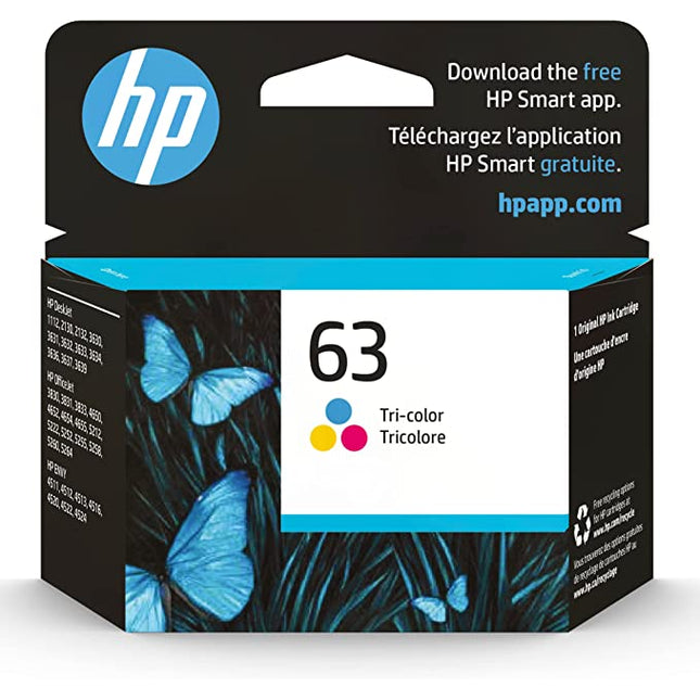 Original HP 63 (F6U61AN) Tri-Color Ink Cartridge