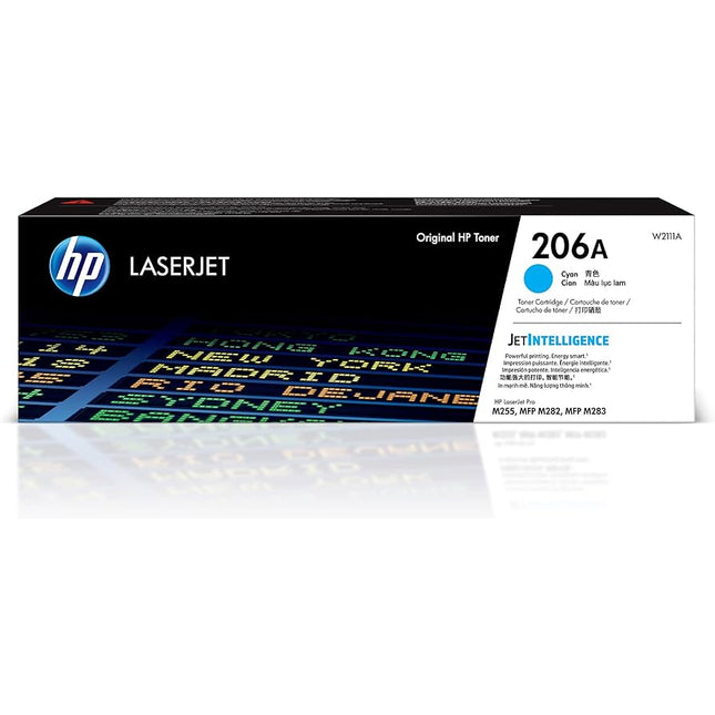HP 206A (W2111A) Cyan Original LaserJet Toner Cartridge
