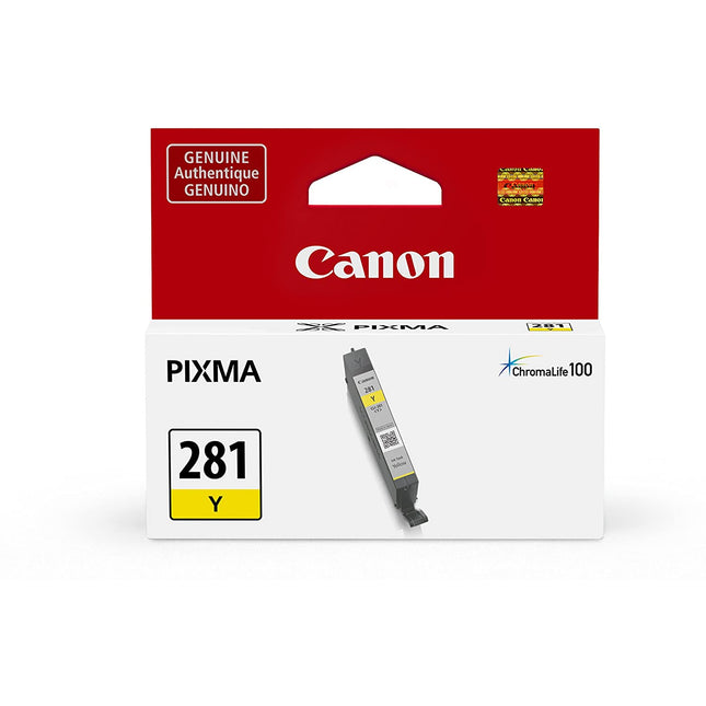 Original Canon CLI-281 Standard Yield Yellow Ink Cartridge