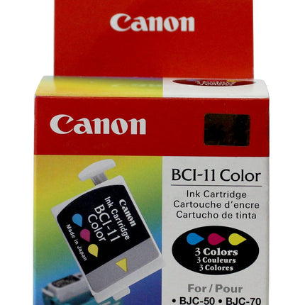 Original Canon BCI-11 Color Ink Cartridge-3 Pack