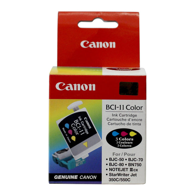 Original Canon BCI-11 Color Ink Cartridge-3 Pack