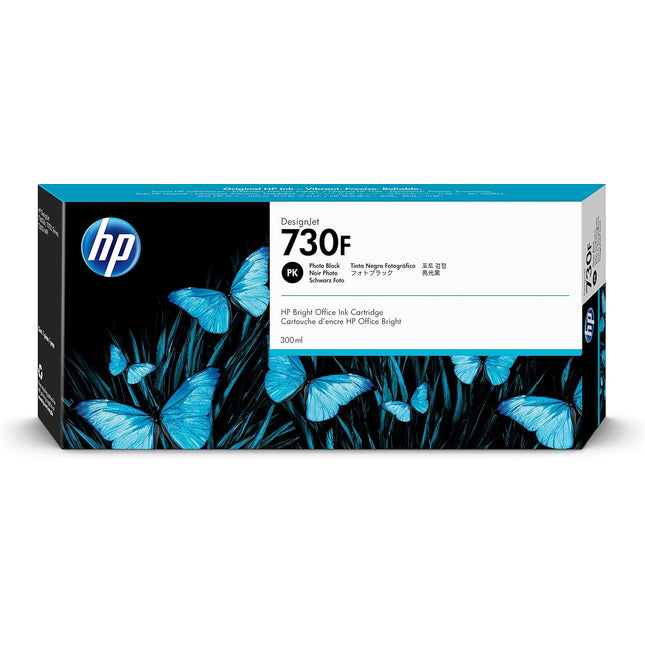 Original HP 730F High Yield Photo Black Ink Cartridge, 1XB2BA