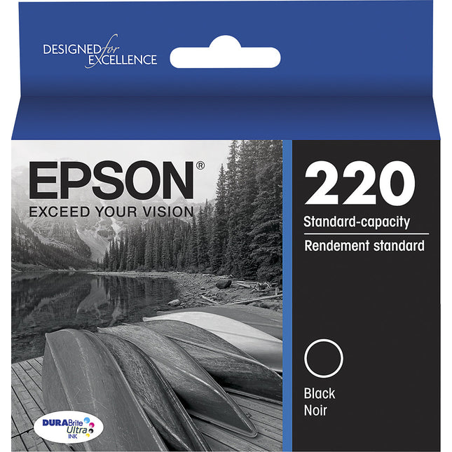 Epson 220 Standard-capacity Black Ink Cartridge
