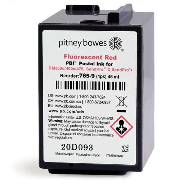 Original Pitney Bowes 765-9 Ink Cartridge