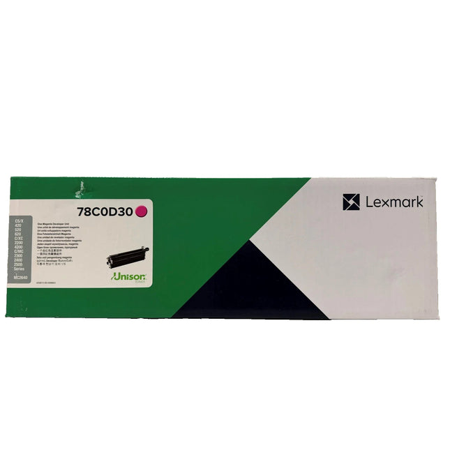 Original Lexmark 78C0D30 Extra High Yield Magenta Developer Unit
