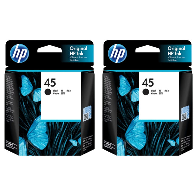 Hp 4550 Rounded HP 45 Ink Cartridges