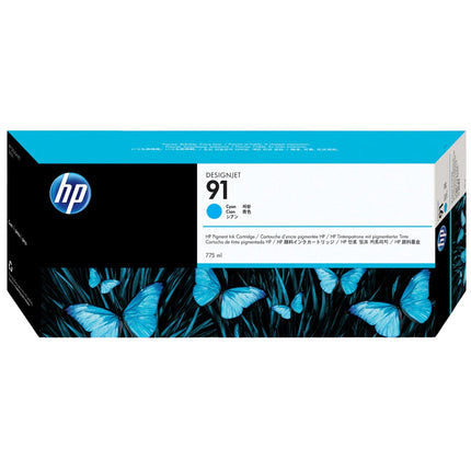 Original HP 91 775-ml (C9467A) Cyan Ink Cartridge