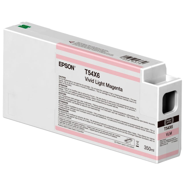 Original Epson T54X6 Standard Yield Vivid Light Magenta Ink Cartridge, C13T54X600 or C13T54X60N