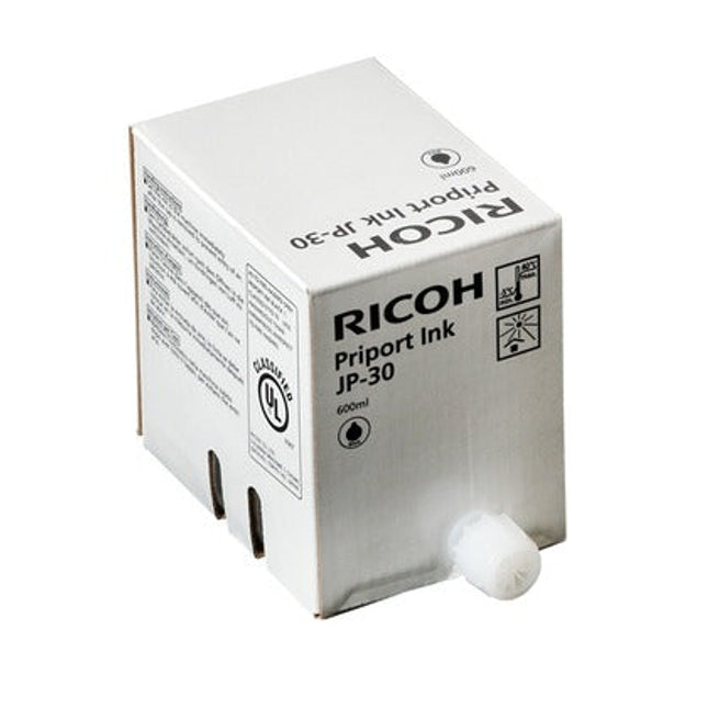 Original Ricoh JP-30 Standard-Yield Black Ink Cartridge, 817113