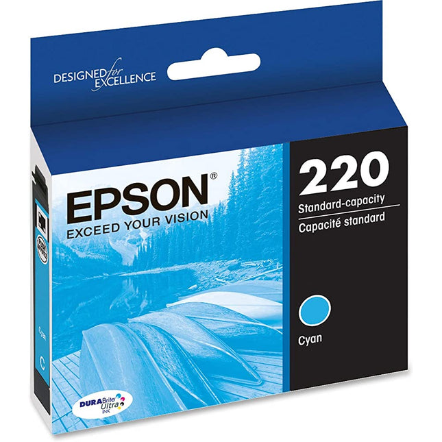 Epson 220 Standard-capacity Cyan Ink Cartridge
