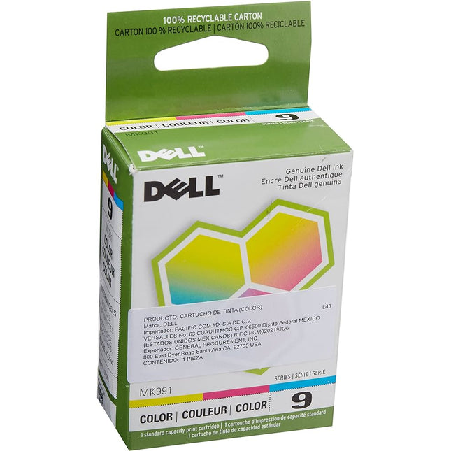 Original Dell Series 9 MK991 Color Ink Cartridge