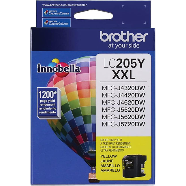Brother LC205XXL Extra High Yield Yellow Ink Cartridge