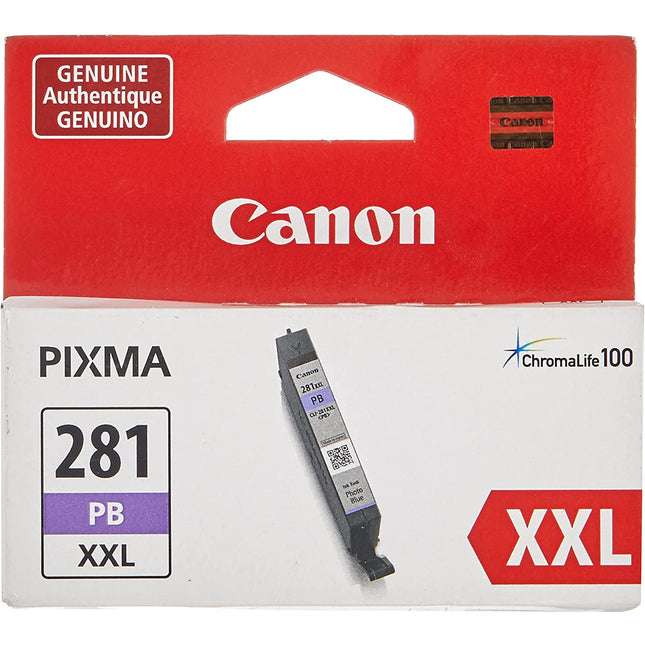 Original Canon CLI-281XXL Extra High Yield Photo Blue Ink Cartridge