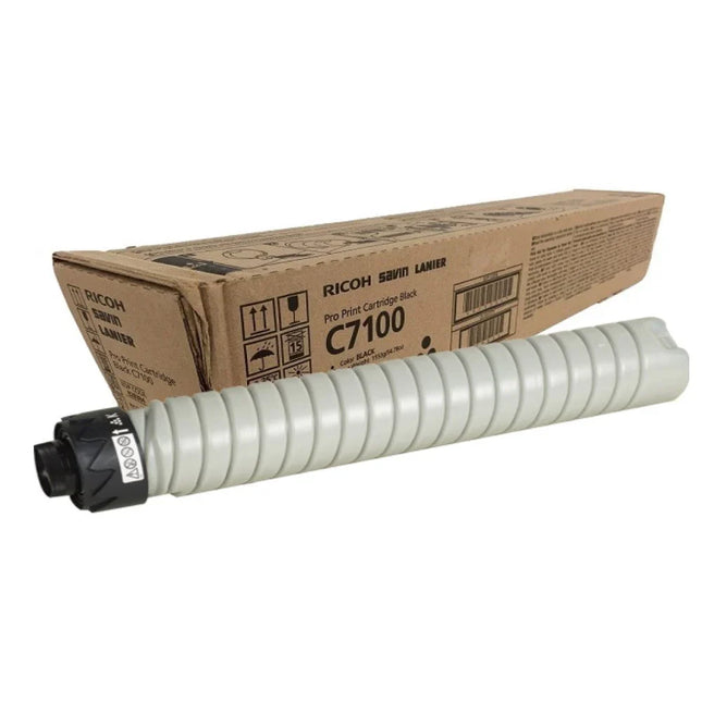 Genuine Ricoh C7100 High Yield Black Toner Cartridge, 828384