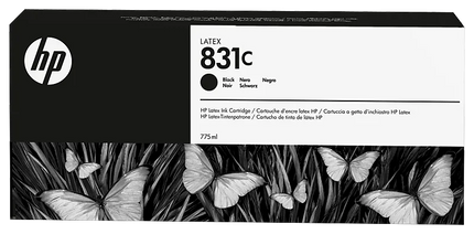 HP 831C 775-ml (CZ694A) Black Latex Ink Cartridge