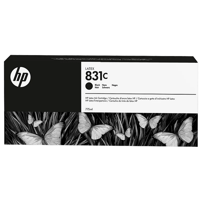 HP 831C 775-ml (CZ694A) Black Latex Ink Cartridge