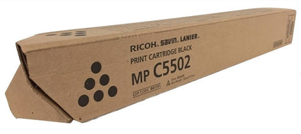 Original Ricoh MPC5502 Standard Yield Black Toner Cartridge, 841751