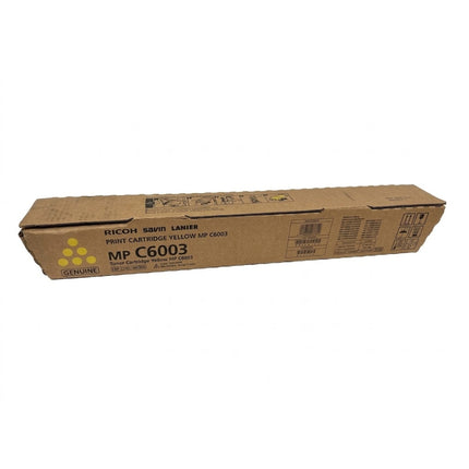 Original Ricoh MP C6003 Standard Yield Yellow Toner Cartridge, 841850