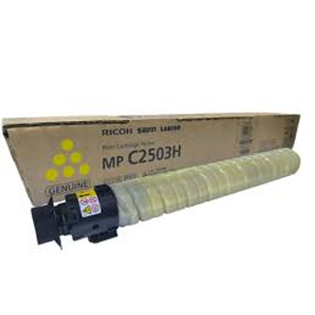 Original Ricoh MP C2503 Standard Yield YellowToner Cartridge, 841919