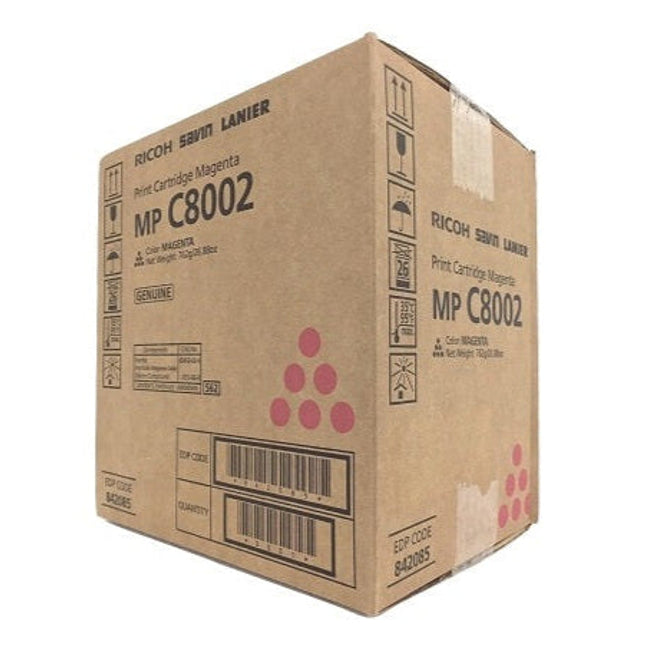 Genuine Ricoh MP C8002 High Yield Magenta Toner Cartridge, 842085